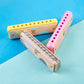 Hape Blues Harmonica - 10 Hole Wooden Musical Toy for Kids, Model E8918, Pink