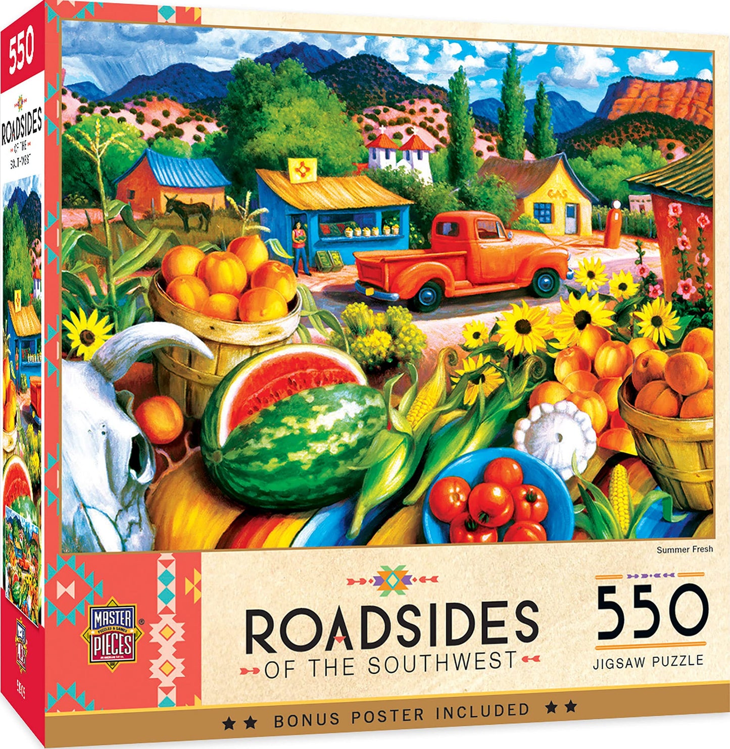 Masterpieces 550 Piece Jigsaw Puzzle For Adults, Family, Or Youth - Summer Fresh - 18'X24'