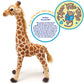 TigerHart 22 Inch Jocelyn The Giraffe Plush Stuffed Animal - Multicolor, Soft Fabric with Foam Leg Wires