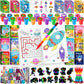 BenLouis 192Pcs Kids Party Favors Mini Coloring Books Crayon Slap Bracelets Stickers Set Bulk for Kids 4-8-12 Classroom Birthday