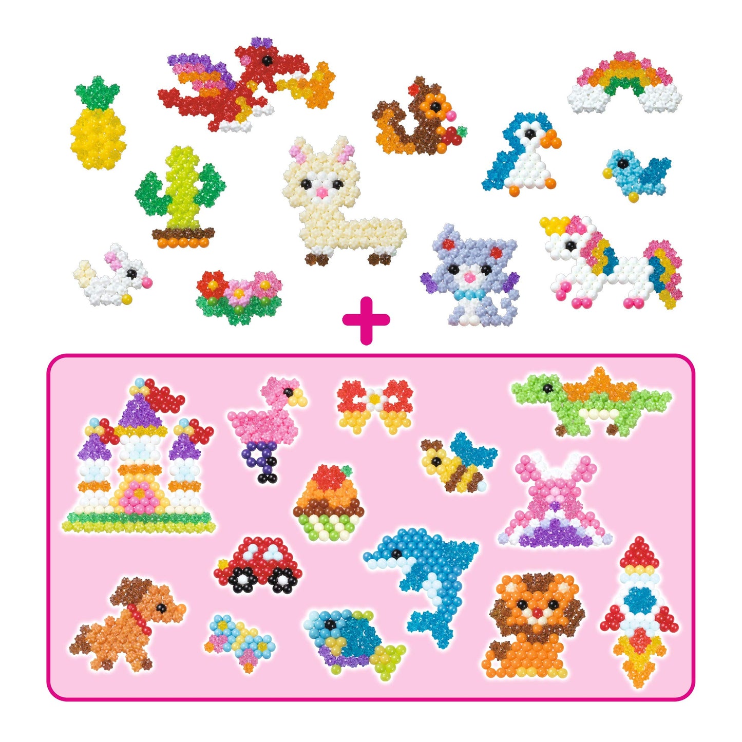 AquaBeads Star Bead Station Complete Arts & Crafts Bead Kit for Children - Over 2,000 Beads, Including Star Beads and Double Sid