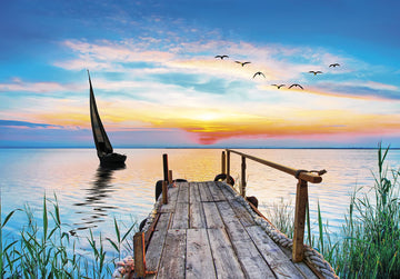 Clementoni - 35121 - Peace Puzzle - Peaceful Wind - Jigsaw Puzzle 500 Pieces, Made In Italy, Jigsaw Puzzle For Adults