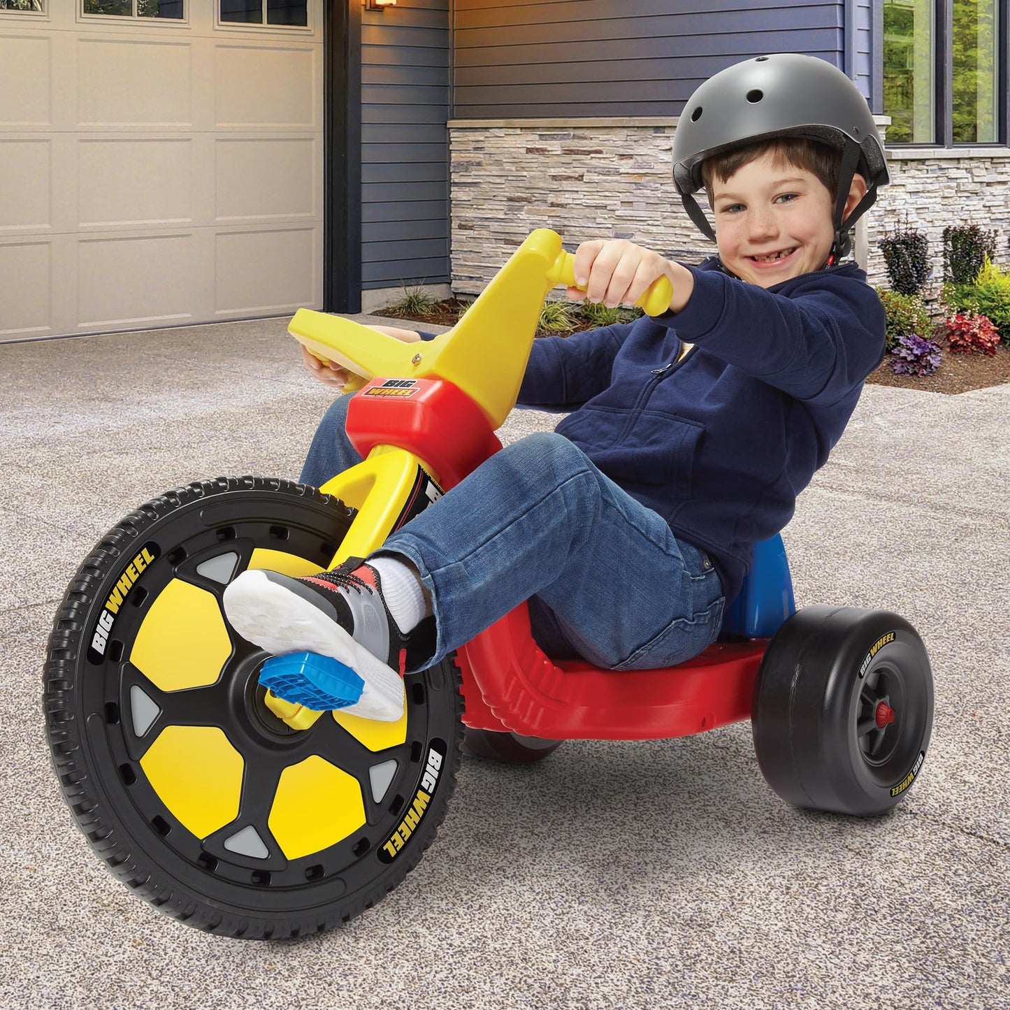 Schylling Big Wheel Speedster - Bw16So - Low-Riding Tricycle With Adjustable Seat For Growing Child Up To 70 Lbs. - Original Cla