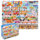 Lelemon 100 Piece Kids Puzzle, Communications, Educational Jigsaw Puzzle For Ages 4-8, Metal Storage Box, Portable, 11.2X8.8 Inches, 100 Count