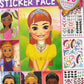 Princess Sticker Face 300 Stickers and 32 Face Pages (Cover design may vary)
