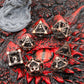 Beholder Dice,HNCCESG DND Dice of 7 Piece Dice Set,Dice Set D&D Metal for Dungeons and Dragons Dices or D and D Dice,RPG Role Pl