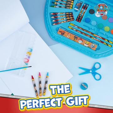 Paw Patrol Art Set, Colouring Sets for Children, Over 40 Art Supplies for Kids (Blue)