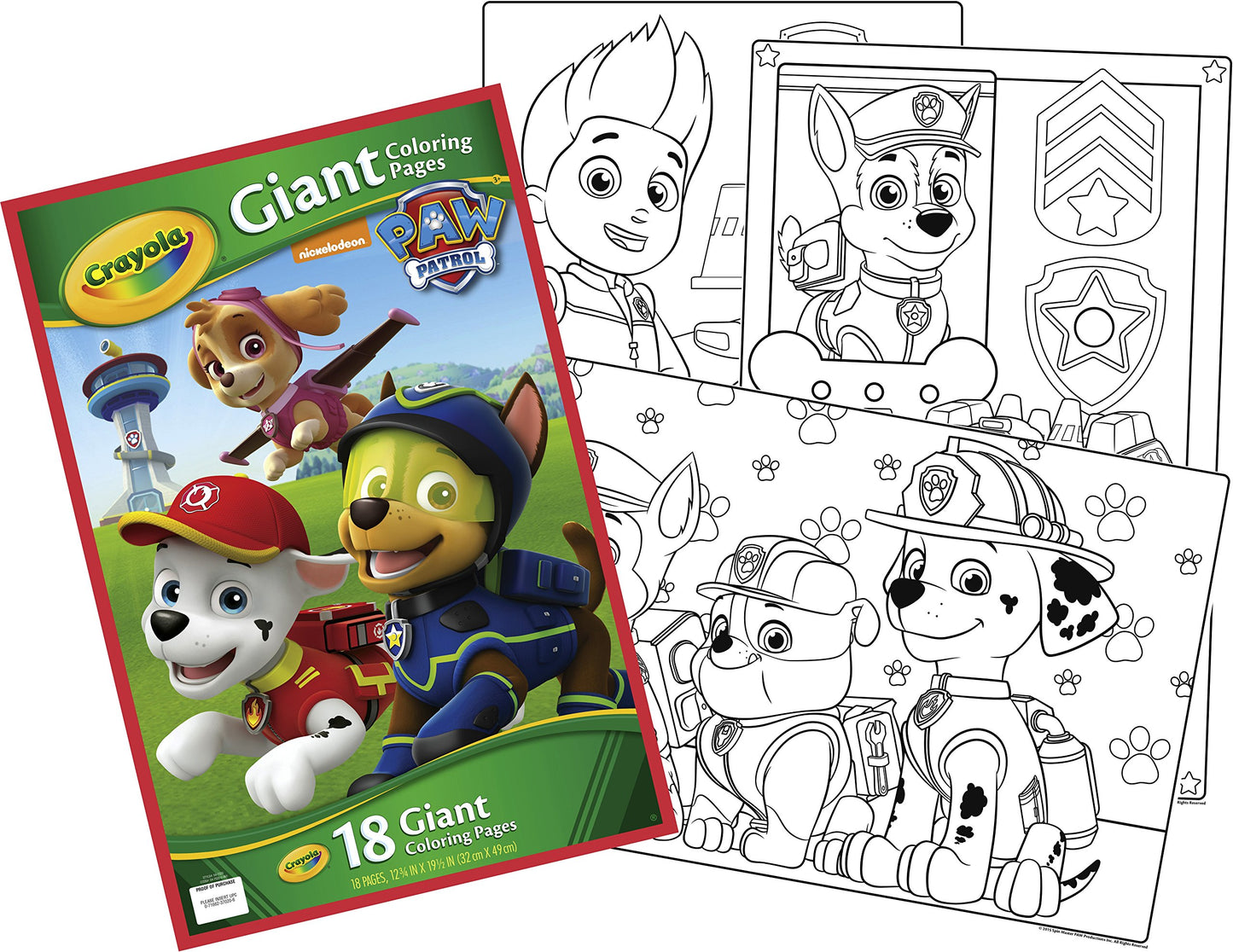 Crayola Paw Patrol Giant Coloring Pages