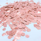 Glitter Rose-Gold Foil Metallic Round Table Confetti Circle Dots Mylar Table Scatter Confetti Wedding Bridal Shower Engagement B