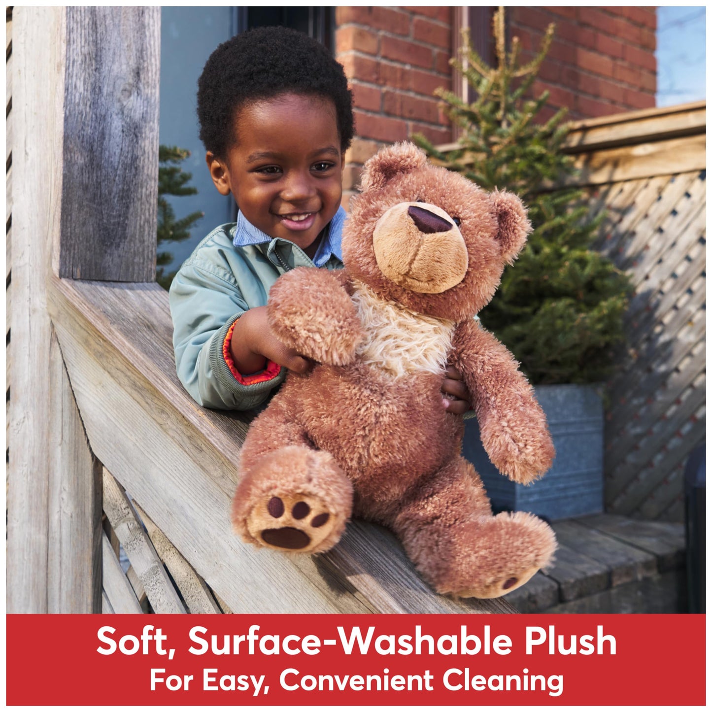 Gund Slumbers Teddy Bear Stuffed Animal Plush, Brown, 17''