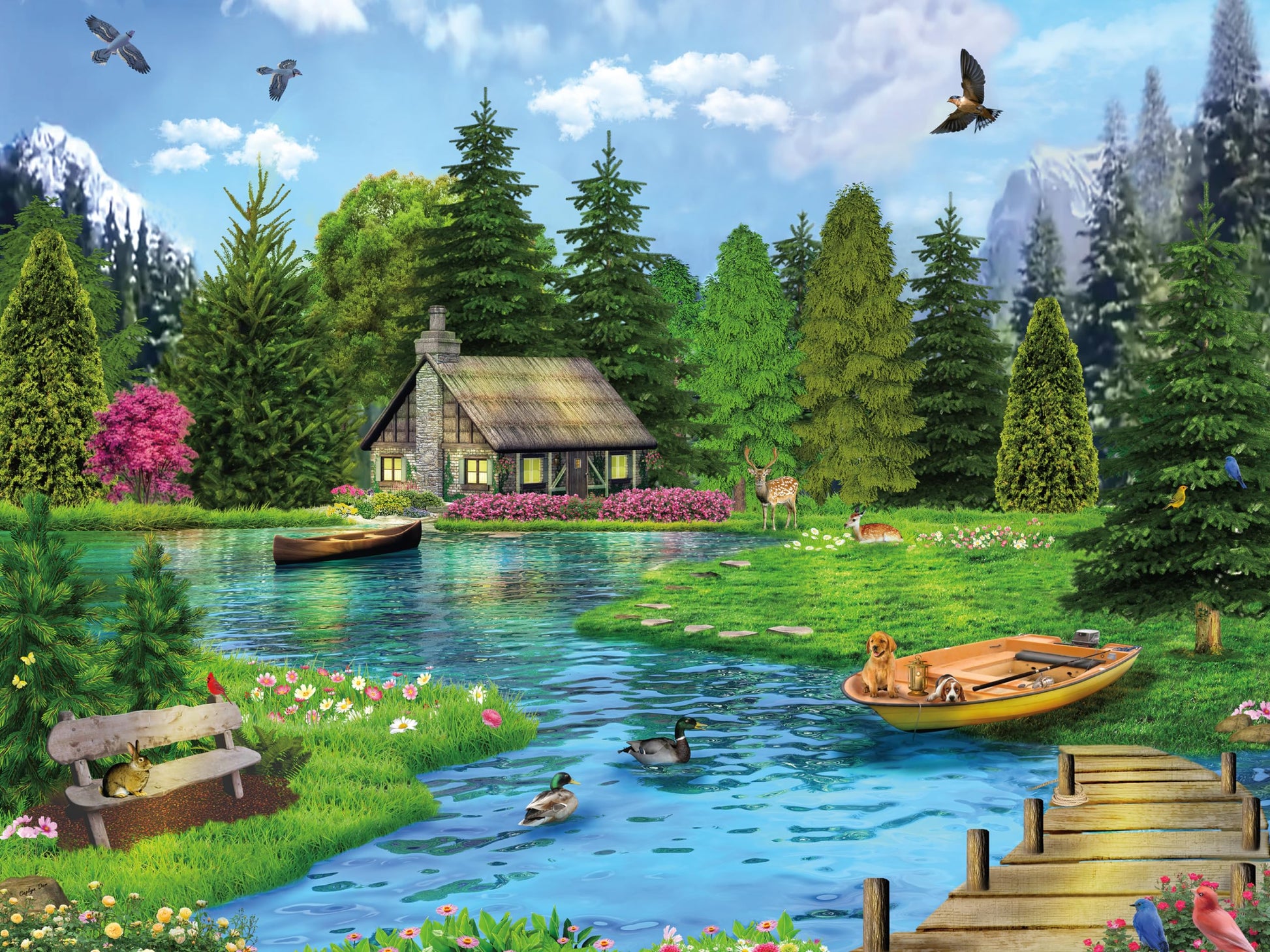 Ceaco - Dream Lake - 300 Piece Jigsaw Puzzle