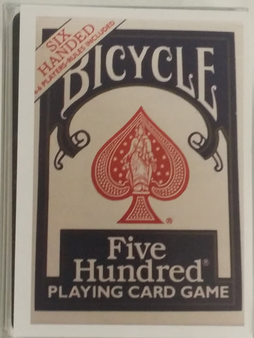 Bicycle Playing Cards Deck - Six Handed, Blue, Paper, Model SG_B000JLPHYE