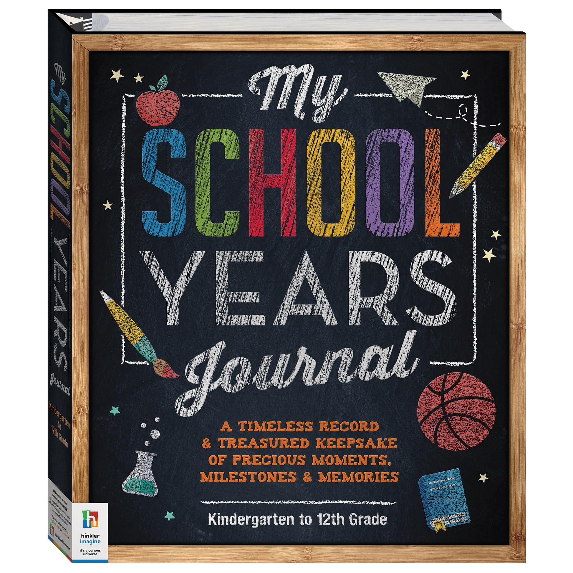 Hinkler: My School Years Journal - Preserve Memories of Children  Kindergarten to Grade 12  Store Certificates & Medals  Comes with Height Chart