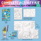Creativity for Kids Wonder Worlds 3D Coloring Craft Kit: Underwater Adventure - Arts and Crafts for Kids Ages 5-7+, DIY Kit and