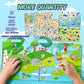 3200+PCS Stickers for Kids, 102 Sheets Cartoon Animal Sticker for Toddlers, Reward Cute Stickers 18 Theme for School Teachers St