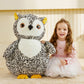 Earthsound Giant Owl Stuffed Animal Plush Toy,Large Owl Cute Jumbo Soft Toys,Big Size Huge Fluffy Plushy Oversized Fat Plushie,G