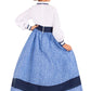 Fun Costumes Girl'S Prairie Dress With Cameo, Wild West Outfit For Halloween Parties And Dress Up Fun