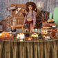 PIXHOTUL Wood Grain Plastic Tablecloths - 84 x 84 inch, 3 Pcs for Cowboy Party & Vintage Farmhouse Decor