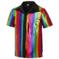 SIZGAROOT 70s Outfits for Boys Disco Costume Kids Halloween Party Dress Up (Multicolor, 5-7 Years)
