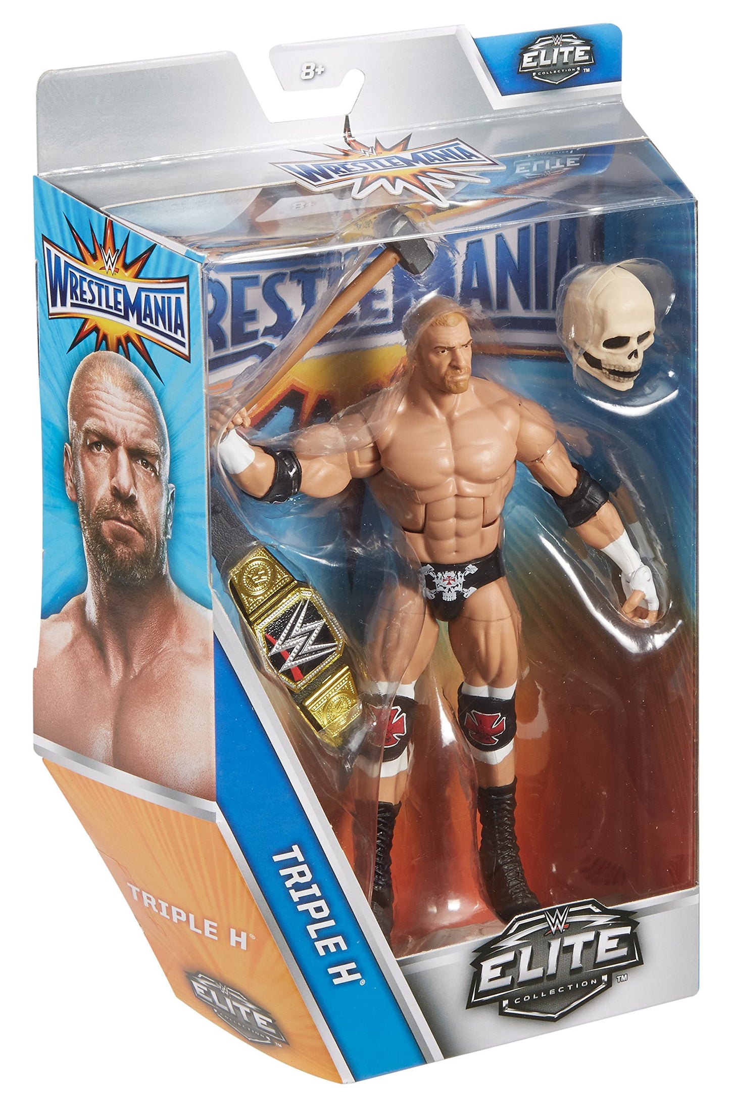 WWE Elite Triple H Action Figure - Wrestlemania 32 - Plastic - Model DXL62