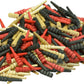Maple Landmark Wood Cribbage Pegs - 180-Piece Set, Small, Red/Black/Natural