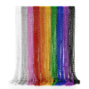 EOBOH 50PCS Pride Stuff, Gay Pride Beads Accessories, 6 Kinds of Metallic Rainbow Beads Necklace Bulk, LGBTQ Pride Necklace for 
