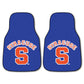 NCAA 2 Piece Novelty Car Mats NCAA Team: Syracuse
