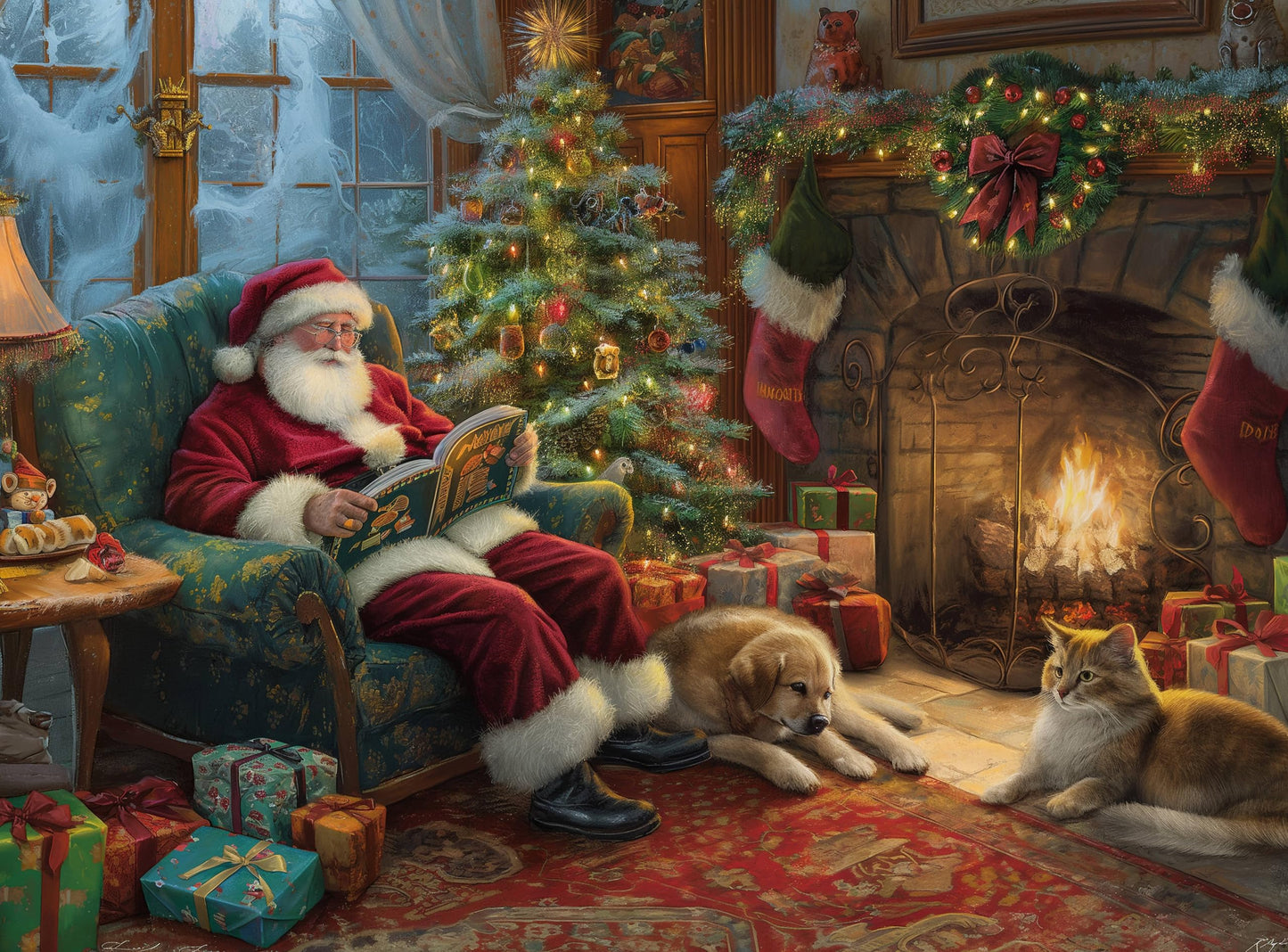 Nattork Jigsaw Puzzle 1000 Pieces for mature-themeds  Christmas House Challenging mature-themed Puzzles for Christmas Decor & Gift