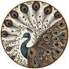 Peacock Wooden Puzzles for mature-themeds  200pcs Wooden Jigsaw Puzzles for mature-themeds  Peacock Unique Shaped Jigsaw Puzzles Creative Gift for Friend Family Game Medium Size 10'' x 10''