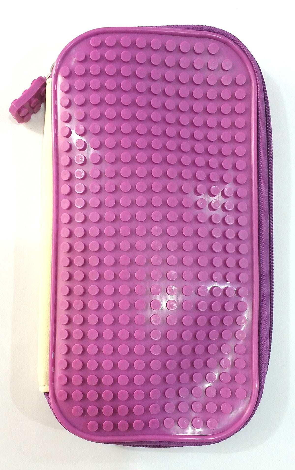 MSGH Attractive Jigsaw Puzzle Featured Pen Bag for Kids/teenagers (PURPLE)