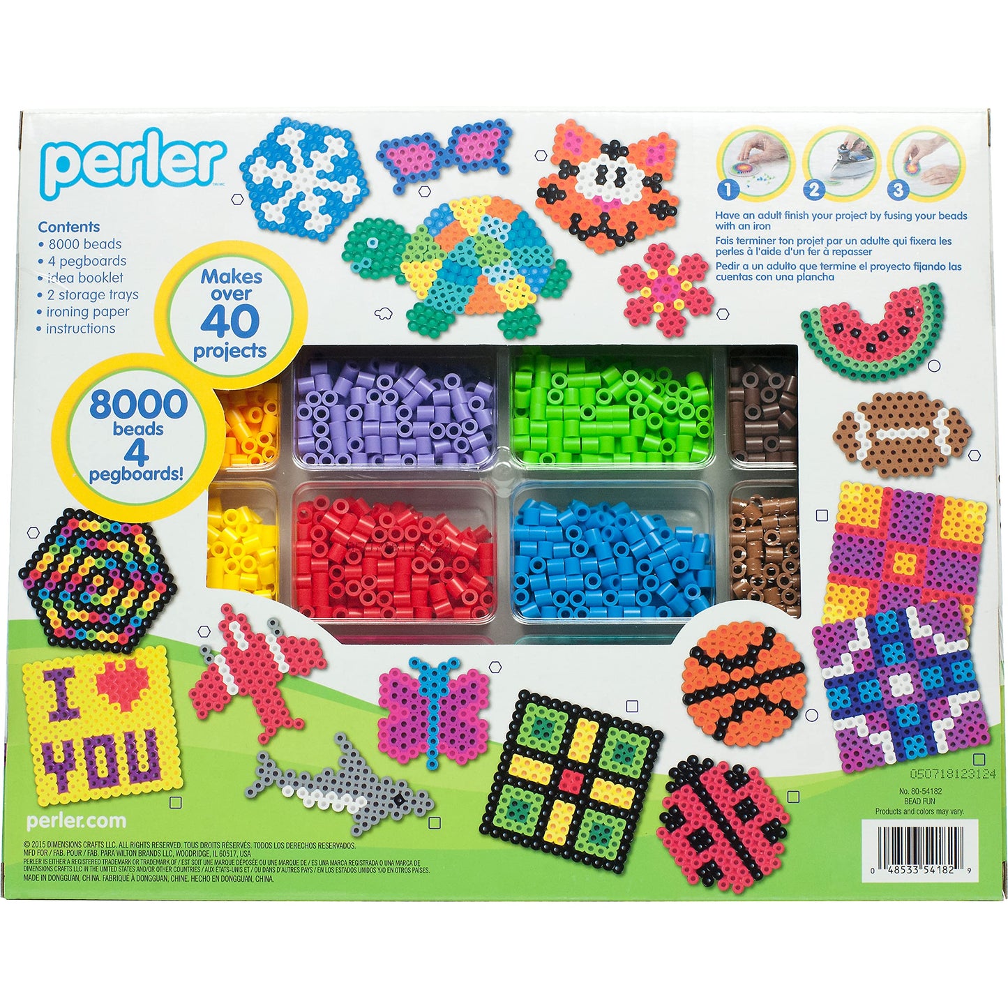 Storage Trays, 8000 beads + pegboards