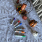 The Coloring Table - Thanksgiving And Fall Fun Design - Rectangle Tablecloth - Fabric Coloring Tablecloth - Colorable Designs -