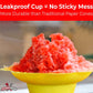 Leak Proof & Drip Catching, Super Cute Reusable 4Oz Flower Snow Cone Cups With Straws 100 Pk, Colorful Easy Grip Bowls Perfect F