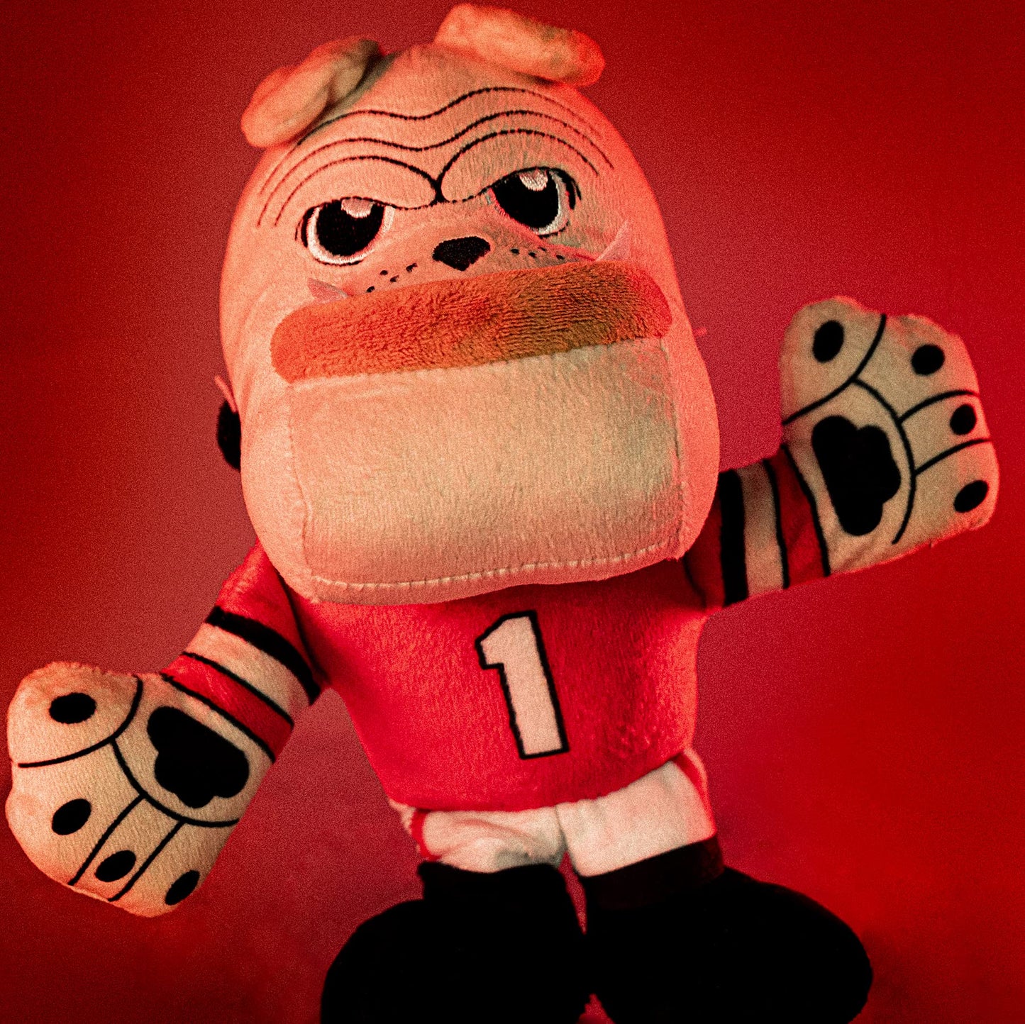 Bleacher Creatures Georgia Bulldogs Hairy Dawg Mascot 8' Kuricha Sitting Plushies- Soft Chibi Inspired Mascot
