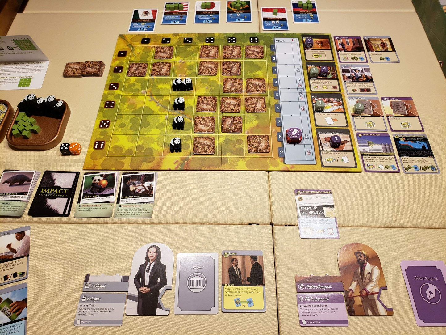 Grand Gamers Guild Endangered Board Game - Multicolor, Cardboard, Model EG02GGD