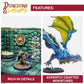 Archon Studio Dungeons & Lasers Draculus Dragon Miniature Figure - 5.7" Green Unpainted Plastic - 5E Compatible for DND/Tabletop RPG
