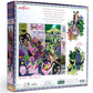 eeBoo 1000 Piece Puzzle - Piece & Love Lavender Kitchen, 23x23 inches, Cardboard, Adult Square Jigsaw with Image Reference Insert