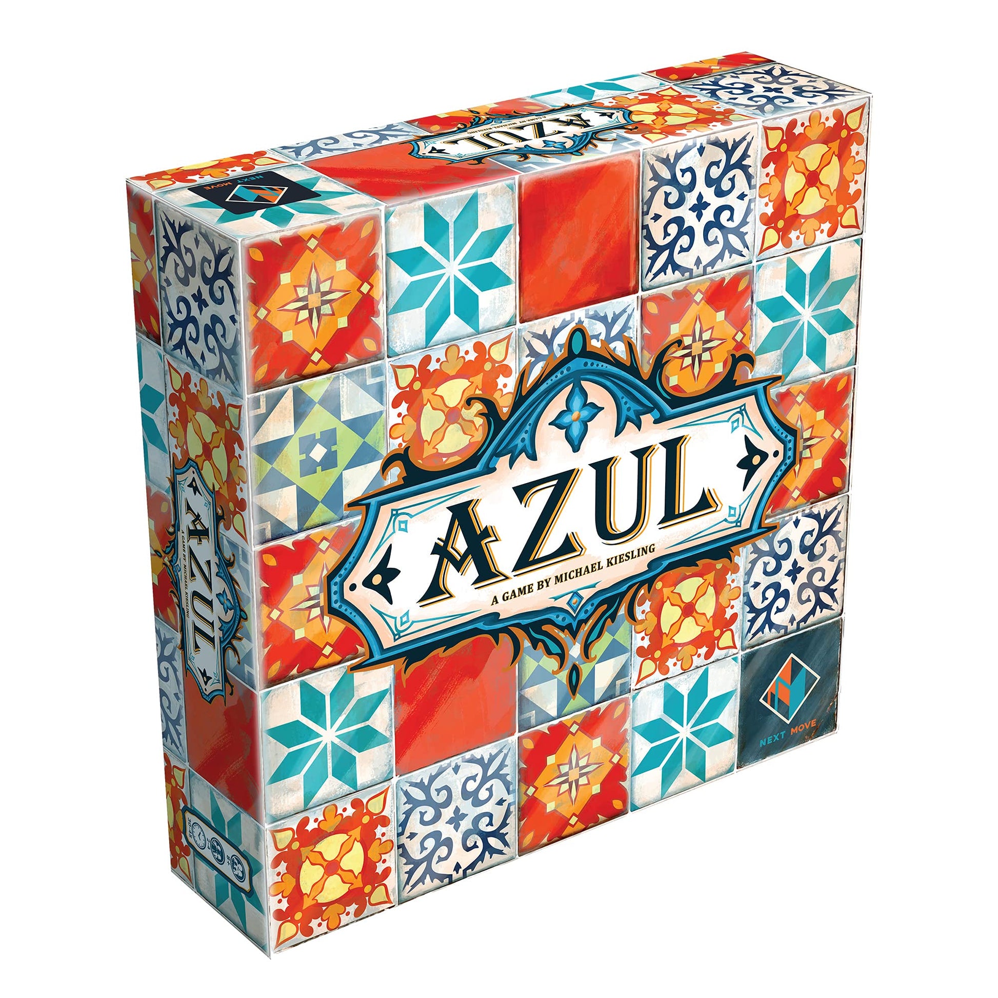 Azul Board Game - Strategic Tile-Placement Game For Family Fun, Great Game For Kids And Adults, Ages 8+, 2-4 Players, 30-45 Minute Playtime, Made By Plan B Games