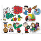 RoseArt Mini Shaped Multipack Jigsaw Puzzle - 500 Pieces - Peanuts Holiday Friends - Large - Multi - Model 0079ZZAM