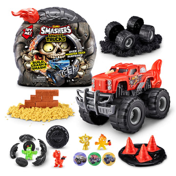 ZURU SMASHERS Dino Truck Monster Truck Surprise with 25 Collectible Surprises - 1 Pack, Plastic