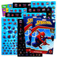 Spiderman Homcoming Stickers Party Favors Bundle of 12 Spiderman Sticker Sheets and 2 GWW Specialty Reward Stickers