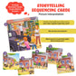 Sequencing And Storytelling Cards, Speech Therapy Game, Special Education Materials, Sentence Building, Problem Solving, English Language Learners (Sequence Cards 1 And 2 Combo)