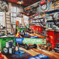 Springbok Tool Man'S Garage 1000 Piece Puzzle For Adults - Colorful Garage Filled With A Handyman'S Gear