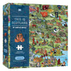 This is Scotland | 1000 Piece Jigsaw Puzzle | Attractions Map Puzzle | Sustainable Puzzle for mature-themeds | enhanced 100% Recycled Board | Great Gift for mature-themeds | Gibsons Games