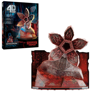 4D Build  Stranger Things Demogorgon 3D Model Kit with Stand  Stranger Things Collectibles & Desk Decor  mature-themed Puzzle  Building Toys  155 Pieces  3D Puzzles  Gift Ideas for Ages 12 & Up
