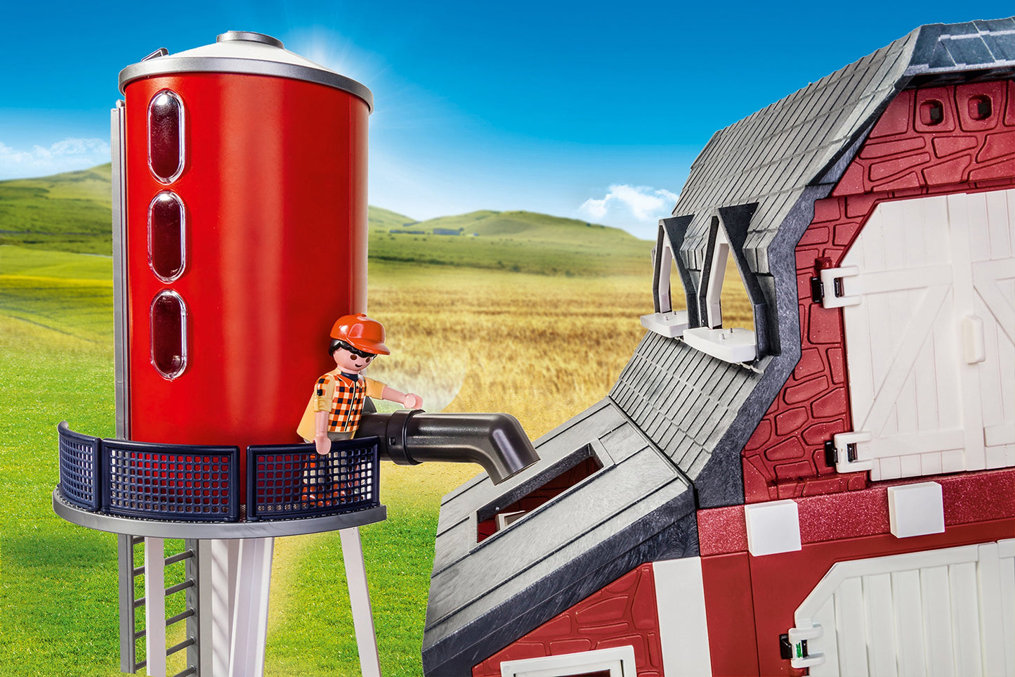 Playmobil Barn With Silo