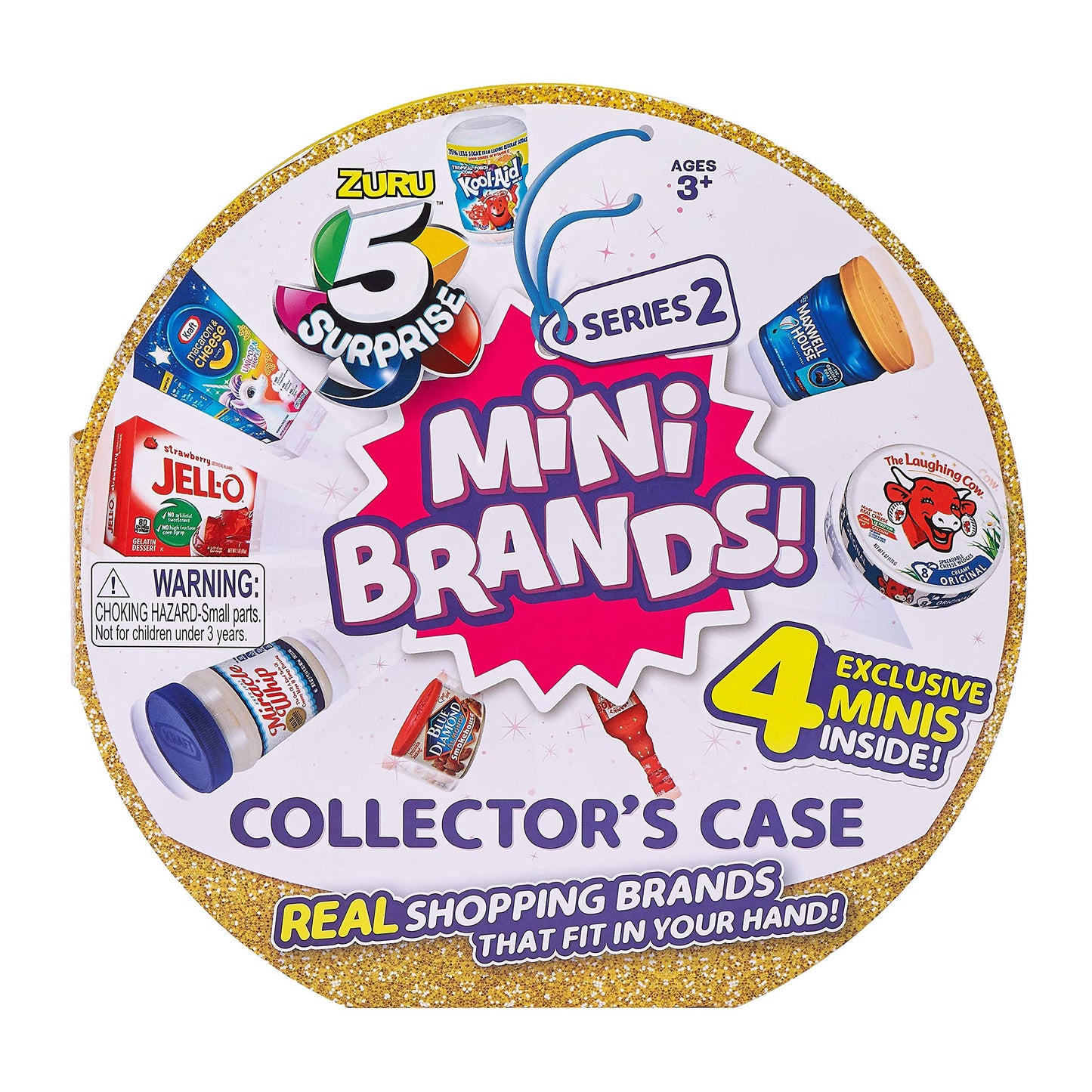 5 Surprise Mini Brands Collector's Case Series 2 (Comes with 4 limited availability Minis) by ZURU  7785