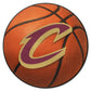 FANMATS 10217 Cleveland Cavaliers Basketball Shaped Rug - 27in. Diameter, Basketball Design, Sports Fan Accent Rug