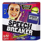 Hasbro Gaming Speech Breaker Game - Voice Jamming Challenge, Electronic Party Game for Ages 14+, Brown, Model E1844