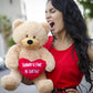 Hollabears Extra Large 16' Shawty U Fine Teddy Bear Funny And Cute Plush Gift